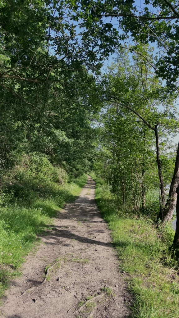 Sentier de randonnée autour du Camping Parc de Vaux en Mayenne