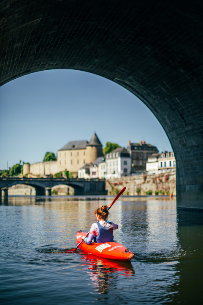 Kayak en Mayenne