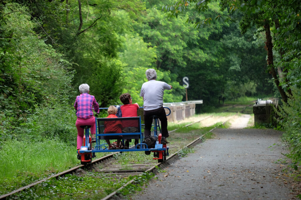 Vélo Rail à Saint-Loup-du-Gast